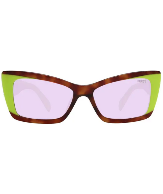 PUCCI Lime & Tortoiseshell Women Sunglasses