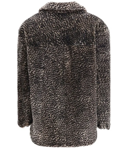 SALVATORE SANTORO Leopard-print Buttoned Jacket