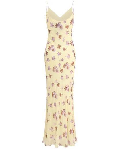 SELF-PORTRAIT Embellished Floral Maxi Dress
