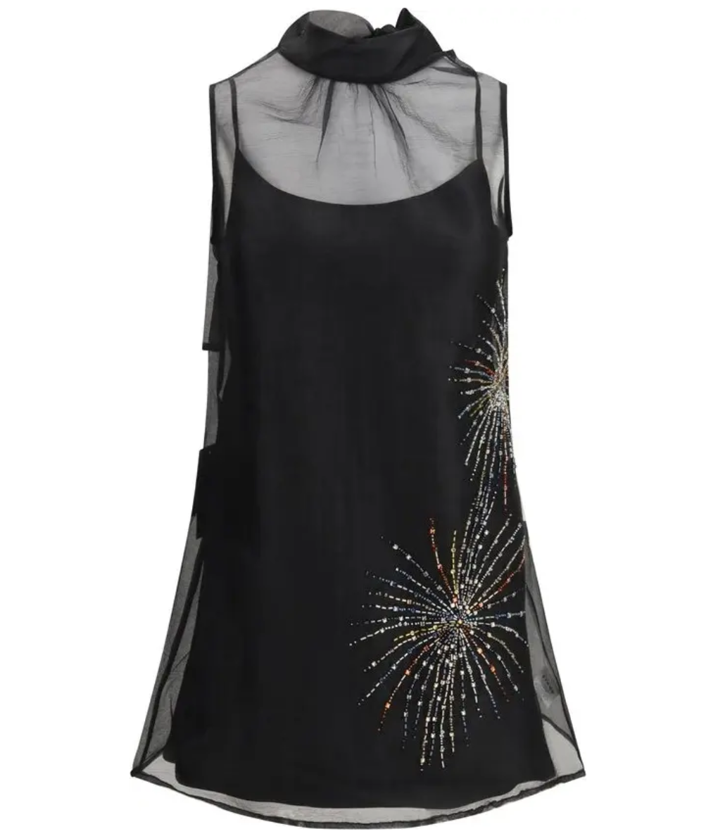 STAUD Albee Firework Mini Dress