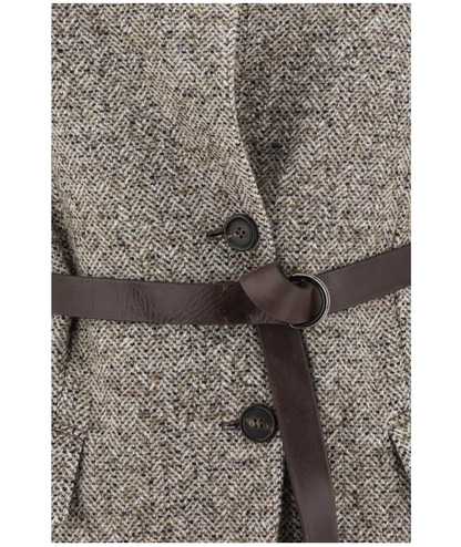 BRUNELLO CUCINELLI Flecked Belted Gilet