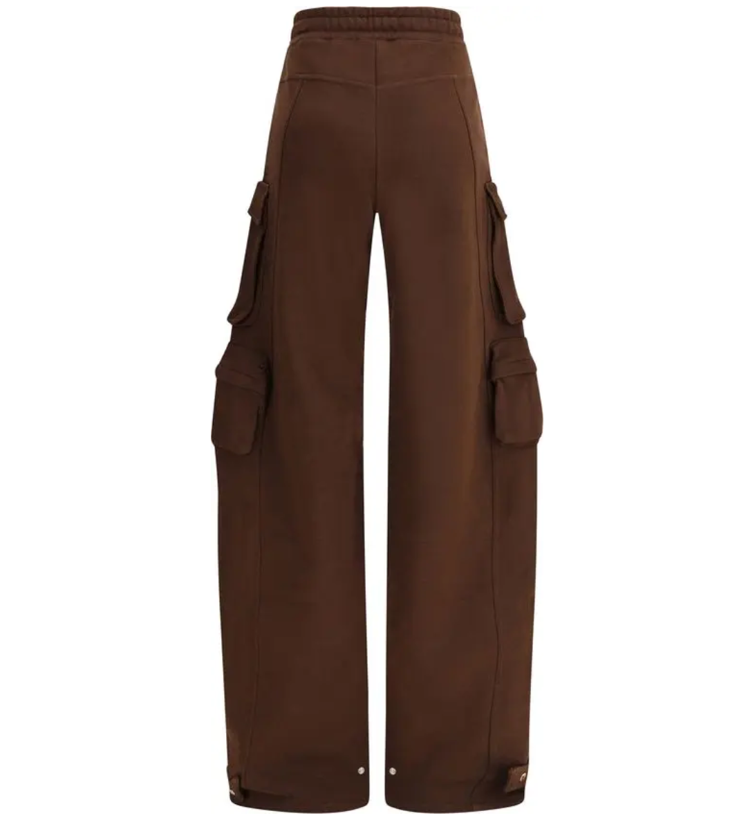THE ATTICO Cotton Fleece Cargo Trousers