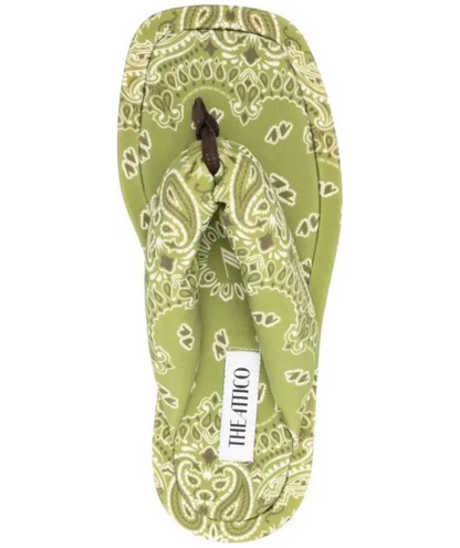 THE ATTICO Indie Bandana Thong Sandals