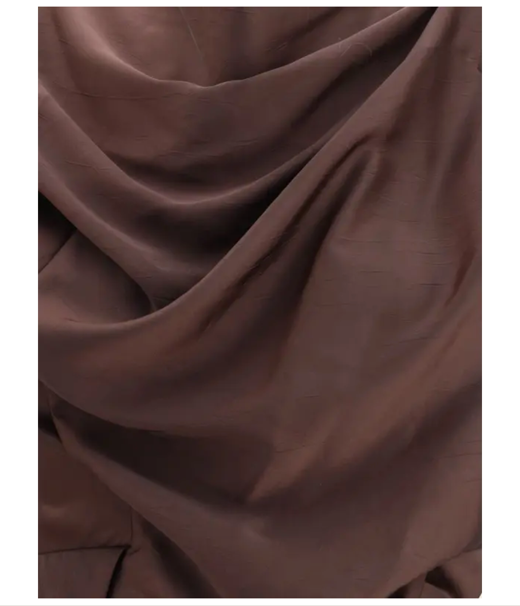 VIVIENNE WESTWOOD Long Fond Draped Satin Gown