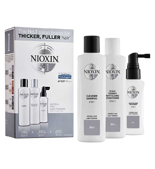 NIOXIN 3-Part System 1 for Natural Hair with Light Thinning