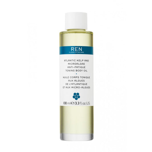 REN Atlantic Kelp & Microalgae Anti-Fatigue Toning Body Oil.