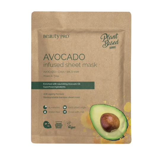 BEAUTY PRO Avocado Infused Sheet Mask [1 Mask]