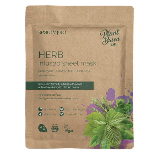 BEAUTY PRO Herb Infused Sheet Mask [1 Mask]