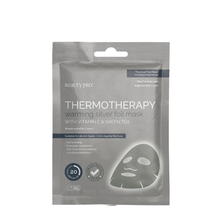 BEAUTY PRO Thermotherapy Warming Silver Foil Mask