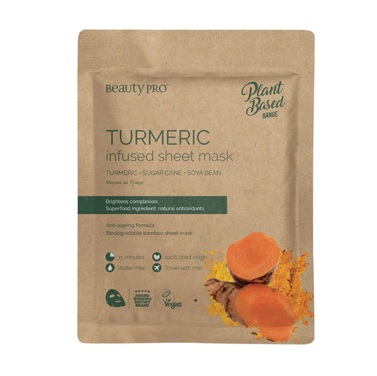 BEAUTY PRO Turmeric Infused Sheet Mask