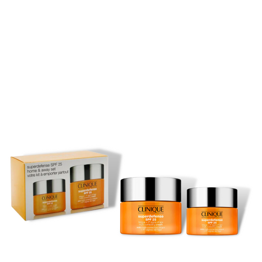 CLINIQUE Superdefense SPF25 Home & Away Gift Set