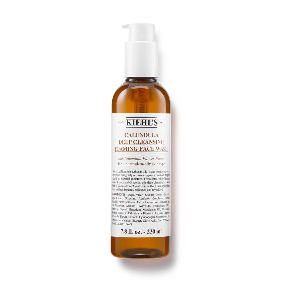 KIEHL'S Calendula Deep Cleansing Foaming Face Wash.