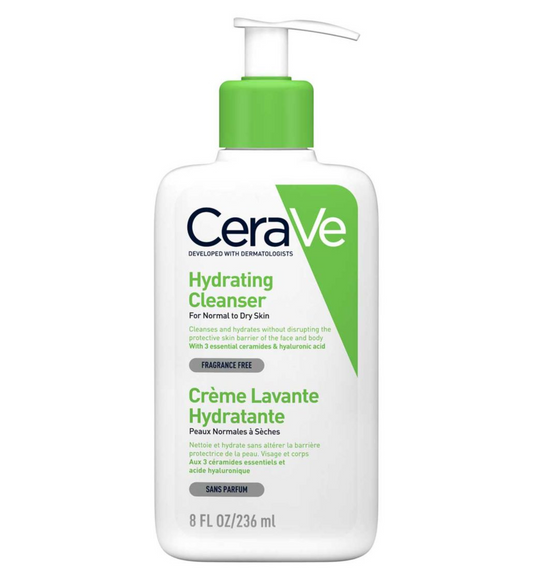 CERAVE Hydrating Cleanser 236ml - Normal To Dry Skin