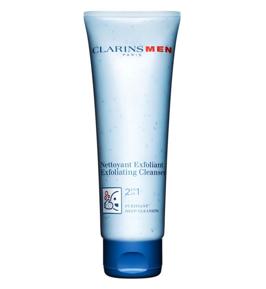 CLARINS Men Exfoliating Foaming Cleanser.