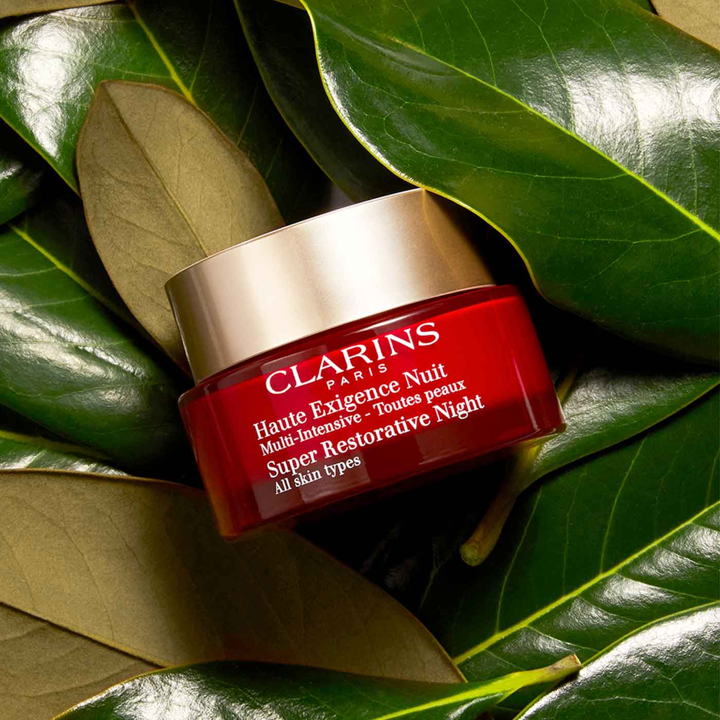 CLARINS Super Restorative Night Cream.