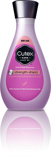 CUTEX Strength-Shield Nail Polish Remover.