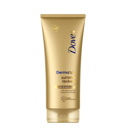 DOVE DermaSpa Summer Revived Gradual Self Tan Body Lotion 200ml - Fair To Medium