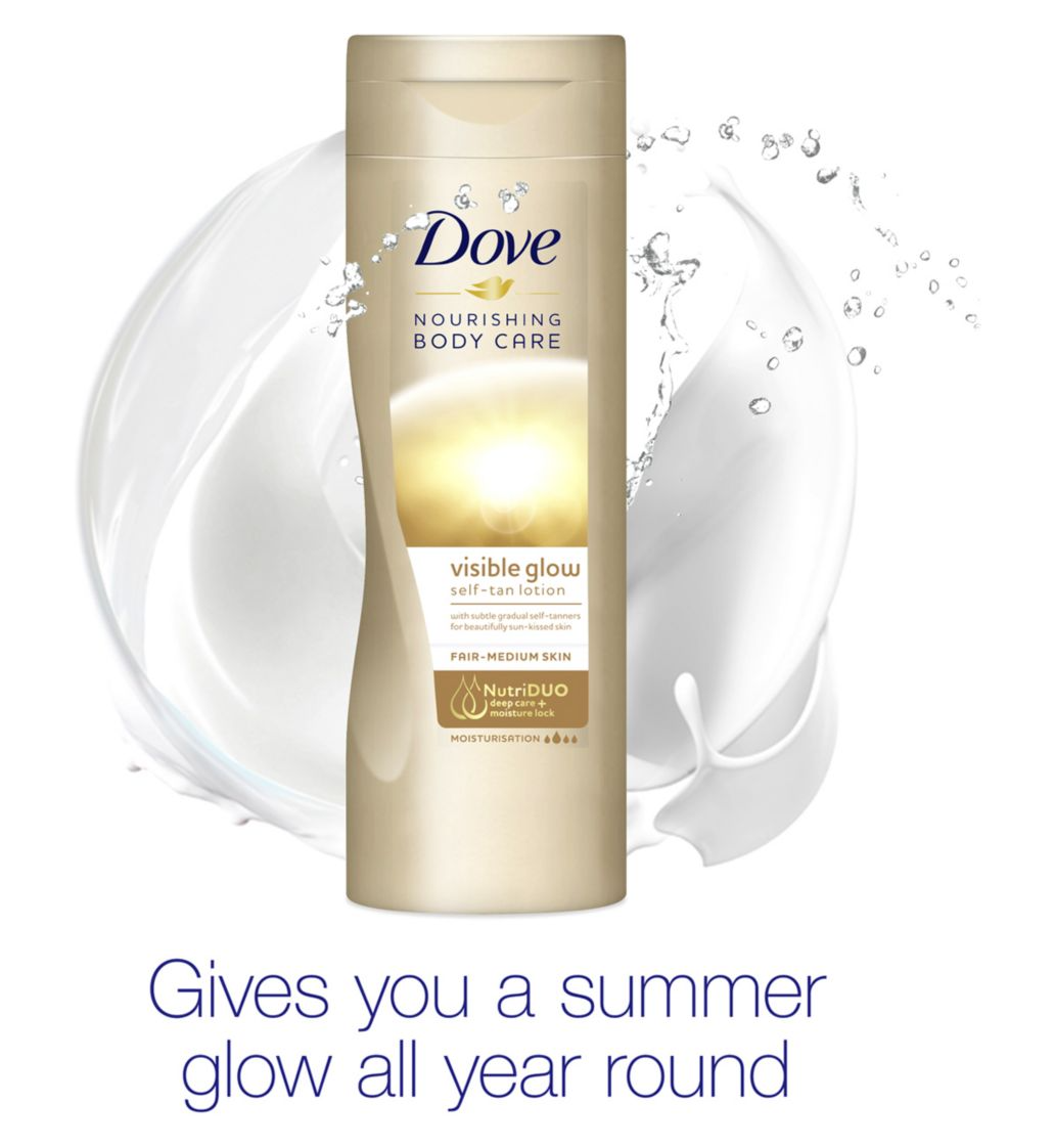 DOVE Visible Glow Self Tan Body Lotion 250ml - Fair To Medium