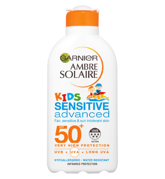 GARNIER Ambre Solaire Sensitive Advanced Kids Sun Lotion SPF50+