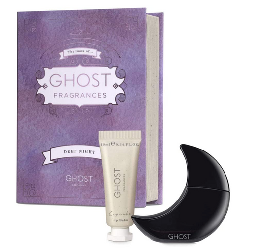 GHOST Deep Night Gift Set - 10ml EDT + 10ml Cupcake Lip Balm