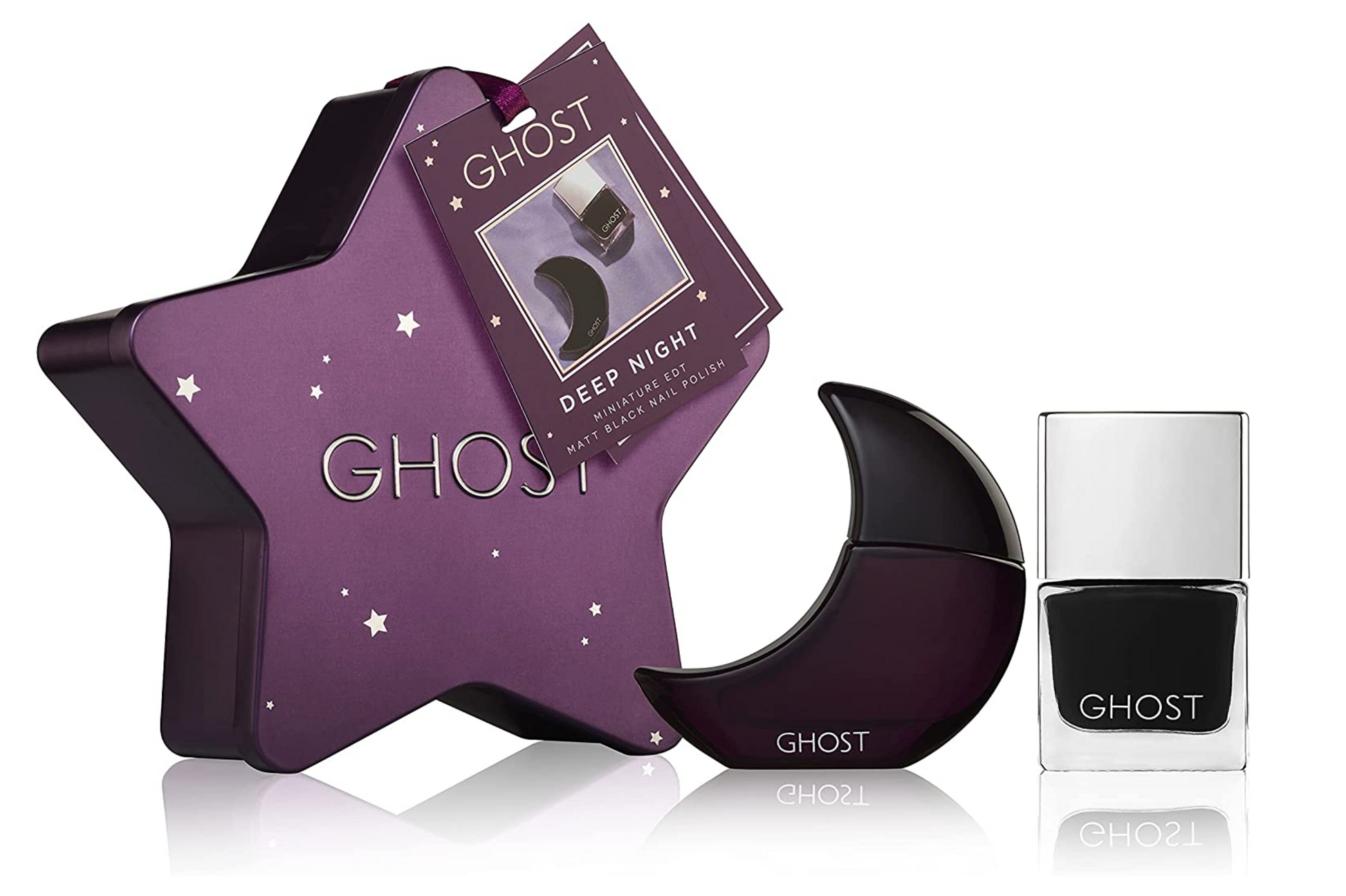 GHOST Deep Night Gift Set - 10ml EDT + 10ml Nail Polish - Black