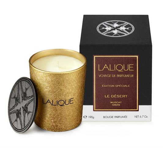 LALIQUE Le Desert Muscat Special Edition Scented Candle 190g