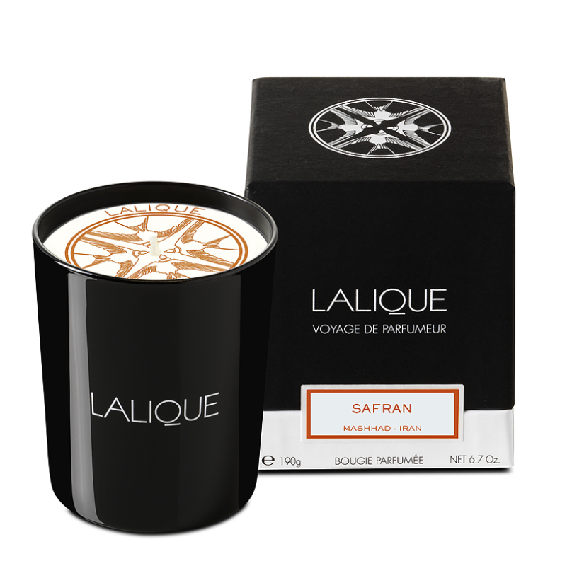 LALIQUE Safran Mashhad Scented Candle 190gLALIQUE Safran Mashhad Scented Candle 190g