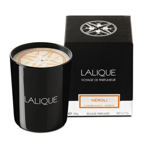 LALIQUE Neroli Casablanca Scented Candle 190g