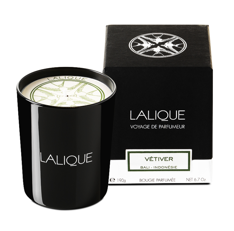 LALIQUE Vetiver Bali Scented Candle 190g