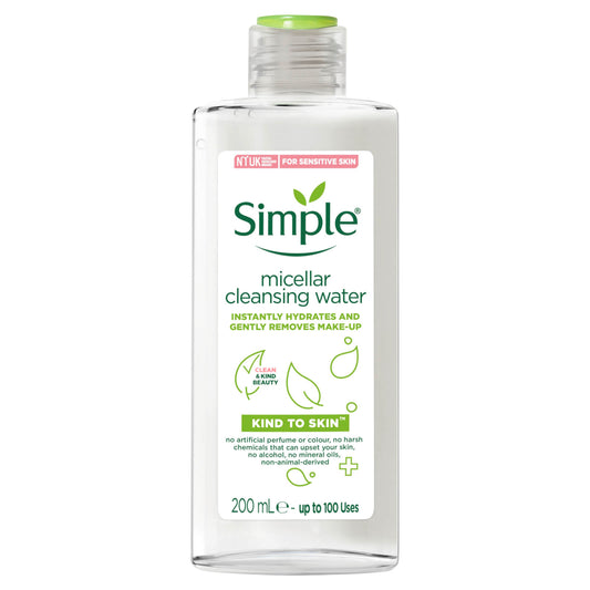 SIMPLE Micellar Cleansing Water.