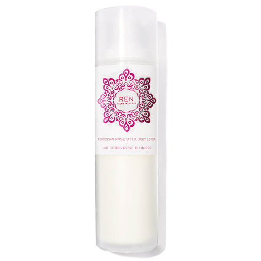 REN Moroccan Rose Otto Body Lotion.