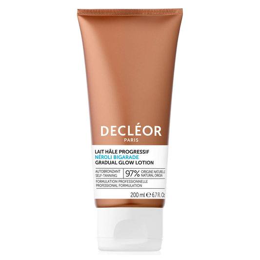 DECLÉOR Neroli Bigarade Gradual Self-Tanning Glow Lotion.