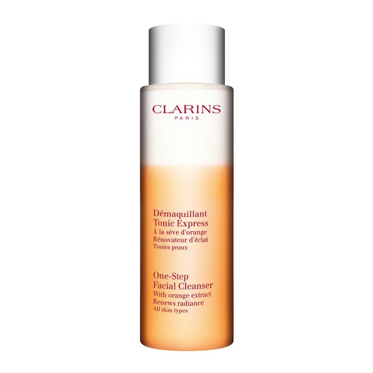 CLARINS One-step Facial Cleanser with Orange Extract.