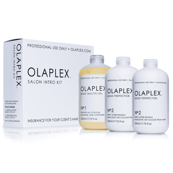 OLAPLEX Bond Multiplier & Perfector Salon Intro Kit.
