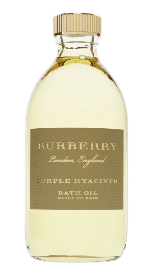 BURBERRY Purple Hyacinth Bath Oil.