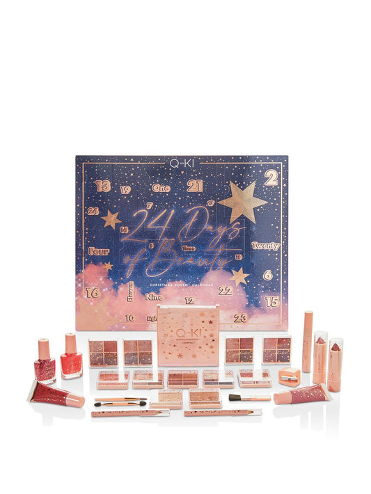 Q-KI 24 Days Of Beauty Advent Calendar 2022 - 24 Pieces