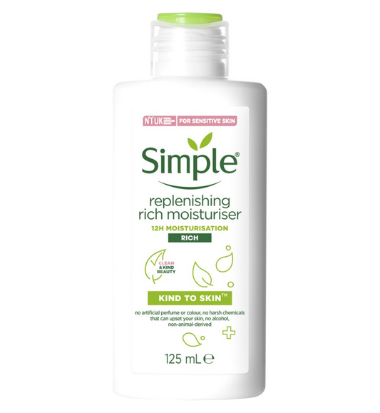 SIMPLE Kind to Skin Replenishing Rich Moisturiser.