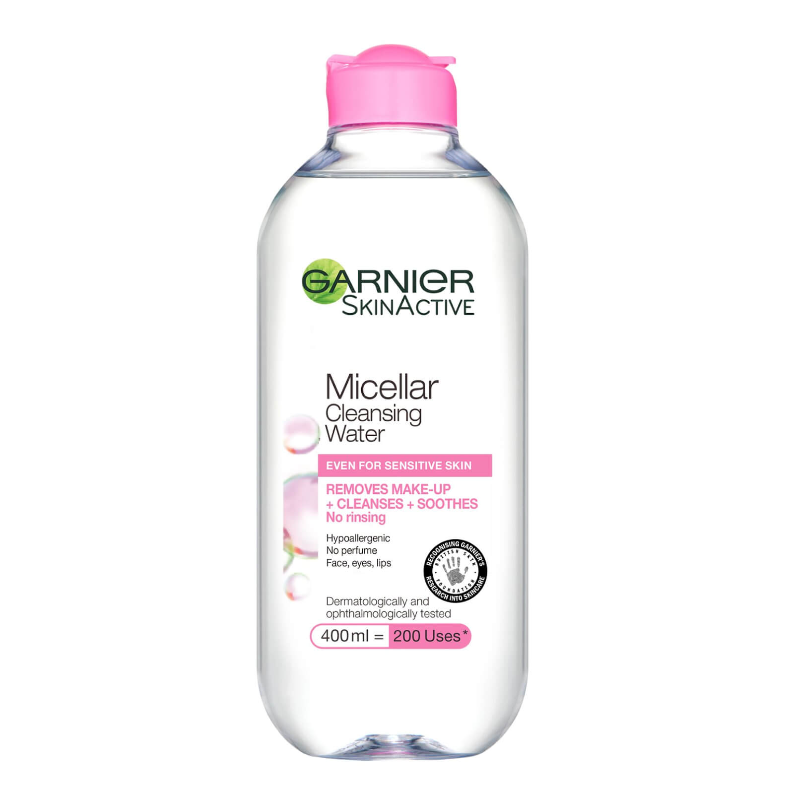 GARNIER Skin Micellar Cleansing Water.