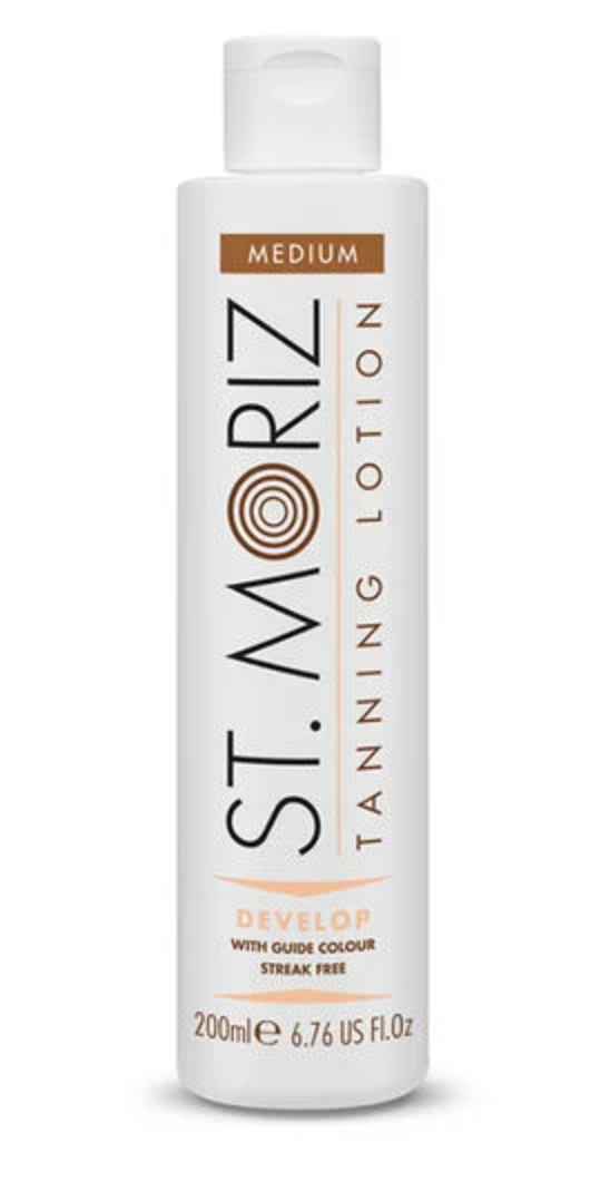 ST MORIZ Self Tanning Lotion.