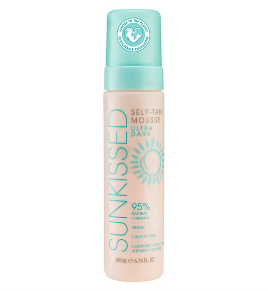 SUNKISSED Natural Self Tan Mousse - Ultra Dark