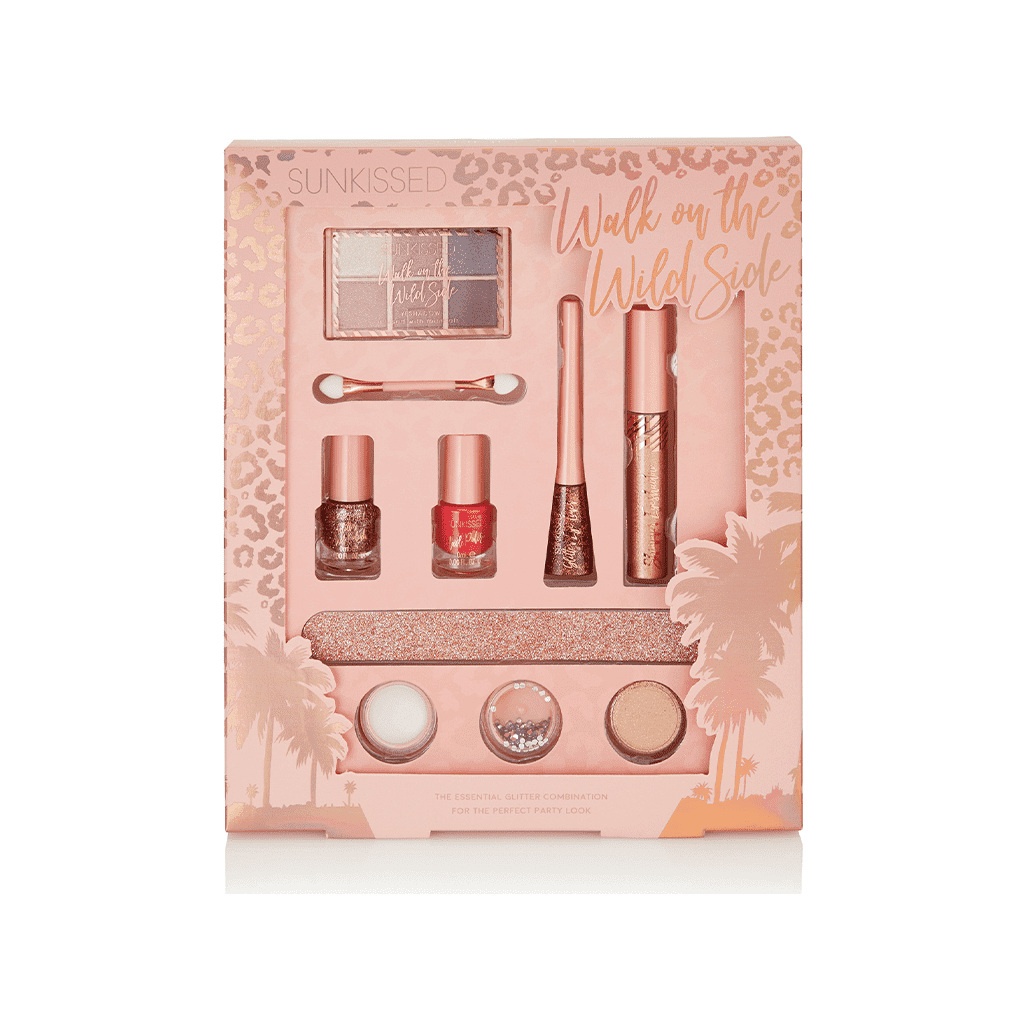 SUNKISSED Walk On The Wild Side Make Up Set - 14 Pieces