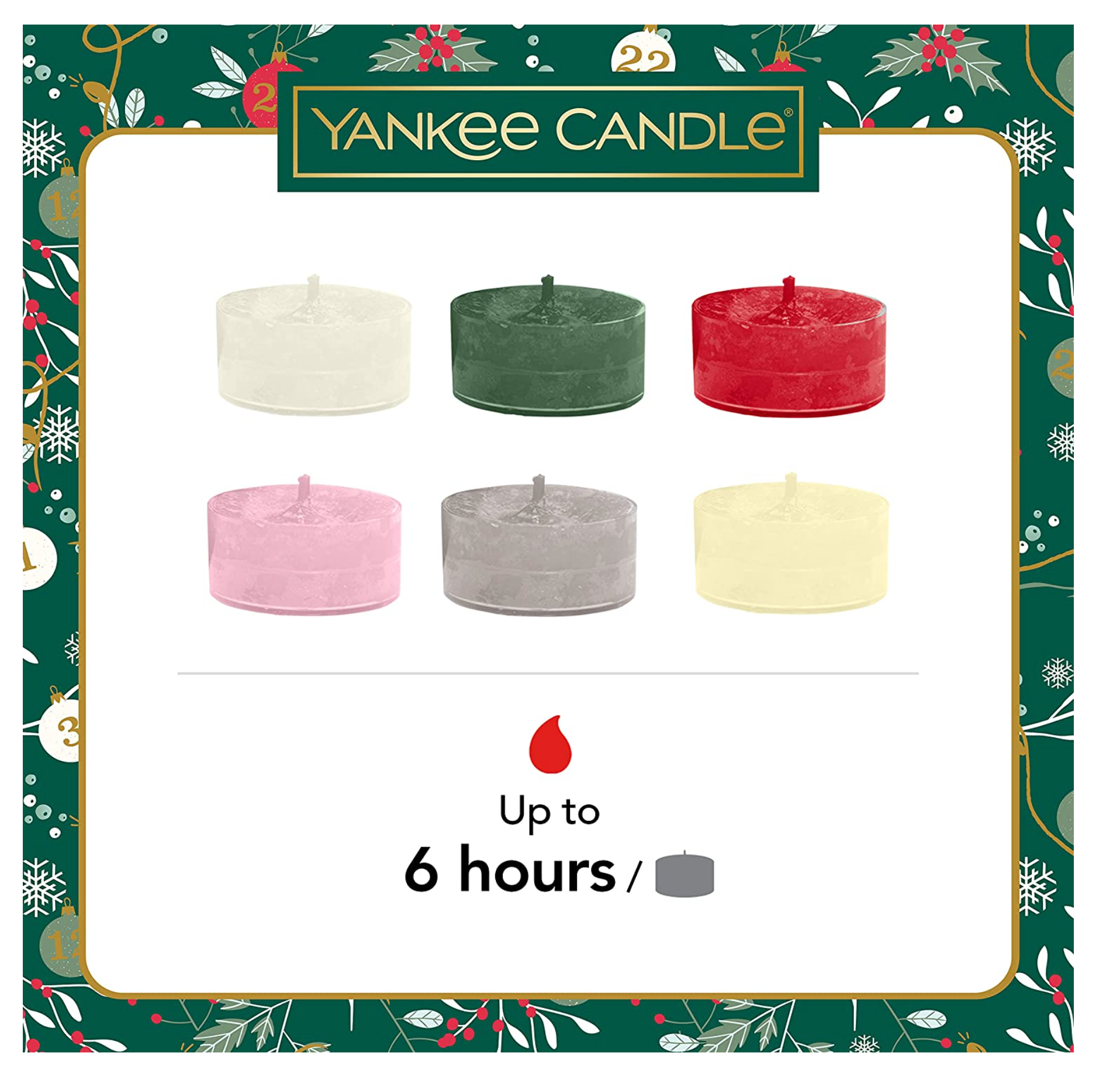 YANKEE CANDLE Countdown To Christmas Collection - 19 Pieces