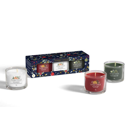 YANKEE CANDLE Countdown to Christmas 3 Votives Gift Set